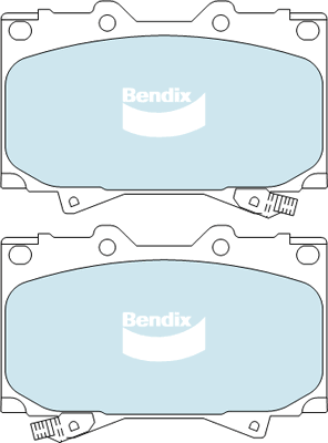 Brake Pad Set, disc brake (DB1365 4WD)