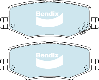 Brake Pad Set, disc brake (DB2003 4WD)