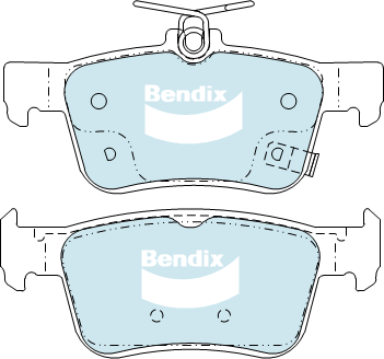 Brake Pad Set, disc brake (DB2429 GCT)