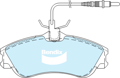 Brake Pad Set, disc brake (DB2015 EURO+)