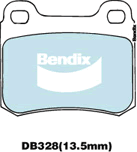 Brake Pad Set, disc brake (DB328 EURO+)