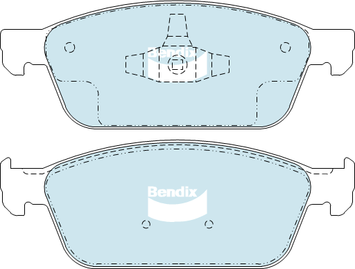 Brake Pad Set, disc brake (DB2353 GCT)