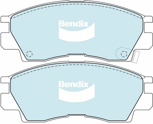 Brake Pad Set, disc brake (DB1179 GCT)