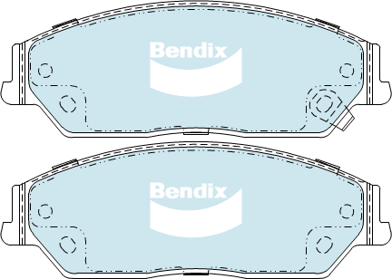 Brake Pad Set, disc brake (DB2243 GCT)