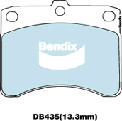 Brake Pad Set, disc brake (DB435 GCT)