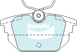 Brake Pad Set, disc brake (DB2010 EURO+)