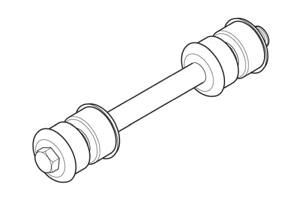 Link/Coupling Rod, stabiliser bar (N 93028)