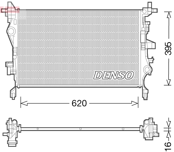Radiator, engine cooling (WG2339228)