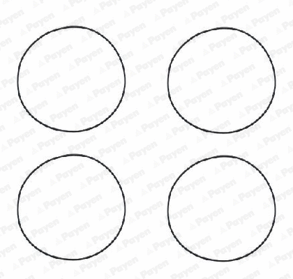 O-Ring Set, cylinder sleeve (WG1090644)