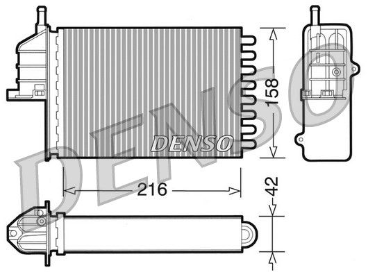 Heat Exchanger, interior heating (WG1919953)