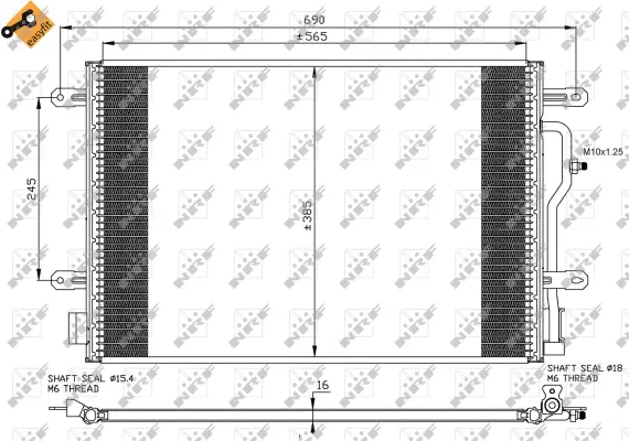 Condenser, air conditioning