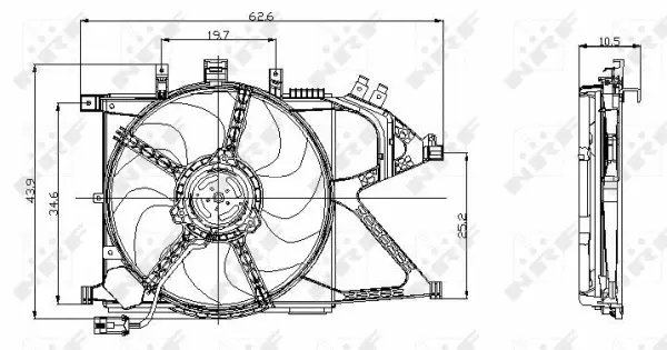Fan, engine cooling