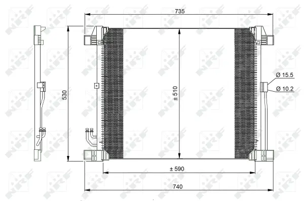 Condenser, air conditioning (WG2160547)
