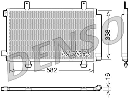 Condenser, air conditioning (WG1917508)