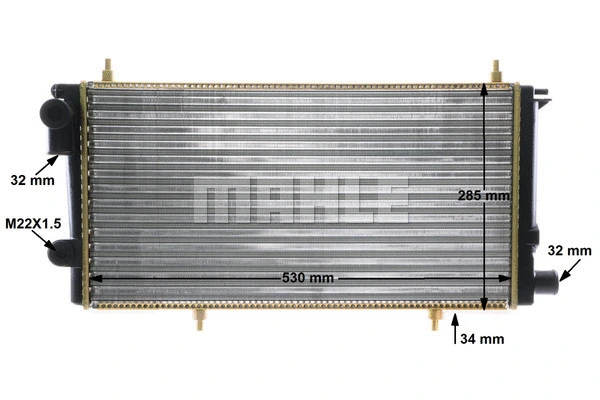 Radiator, engine cooling