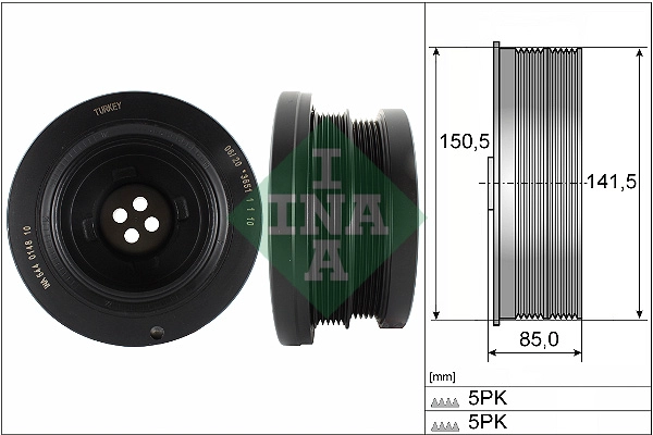 Belt Pulley, crankshaft (WG2112210)