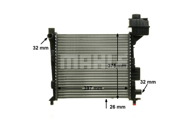 Radiator, engine cooling