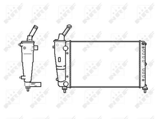 Radiator, engine cooling