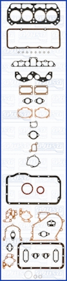 Full Gasket Kit, engine (WG1163866)