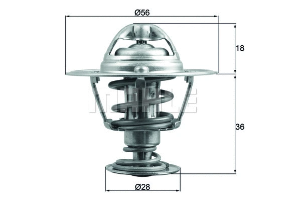 Thermostat, coolant (WG1789693)