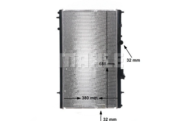 Radiator, engine cooling