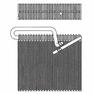 Evaporator, air conditioning (WG2041872)