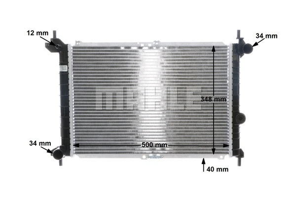 Radiator, engine cooling