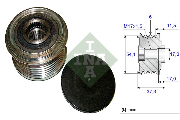 Alternator Freewheel Clutch (WG1253724)