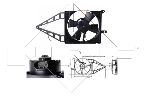 Fan, engine cooling (WG1720122)