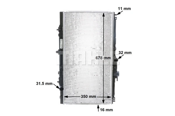 Radiator, engine cooling