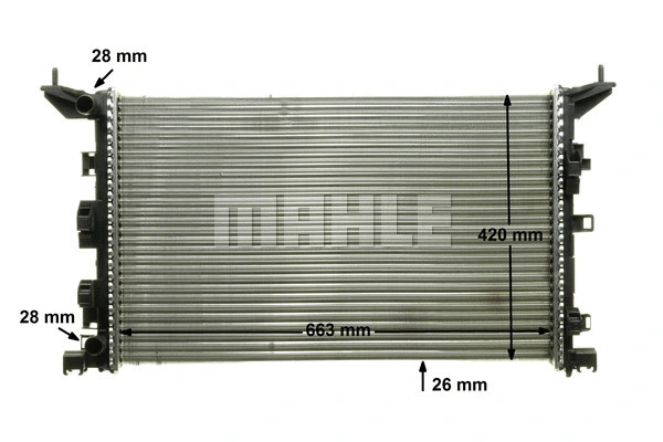 Radiator, engine cooling