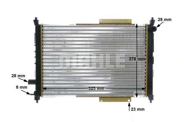 Radiator, engine cooling