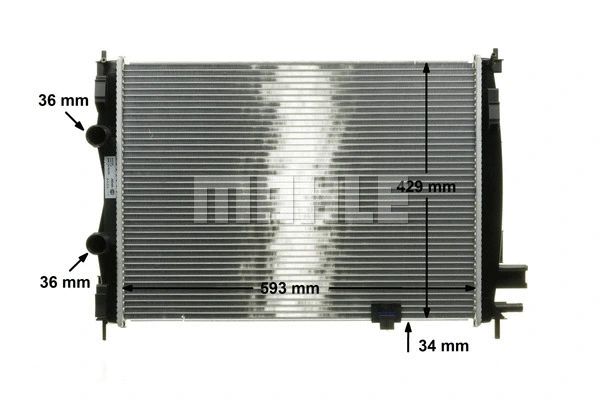 Radiator, engine cooling