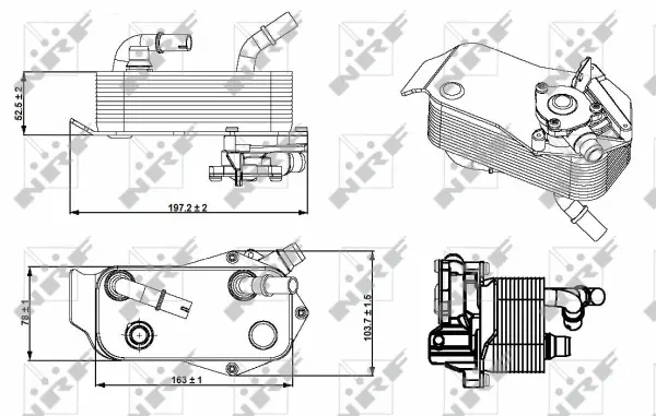 Oil Cooler, automatic transmission
