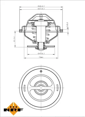 Thermostat, coolant (WG2184796)
