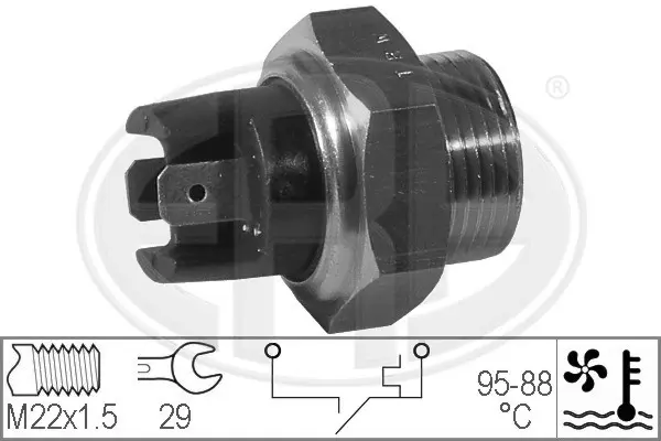 Temperature Switch, radiator fan (WG1777016)