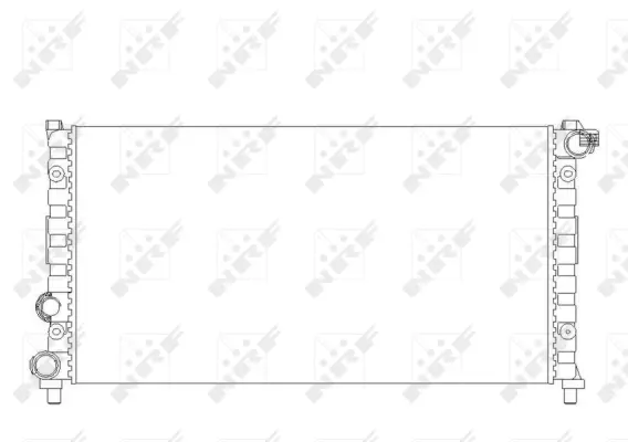 Radiator, engine cooling (WG1723514)