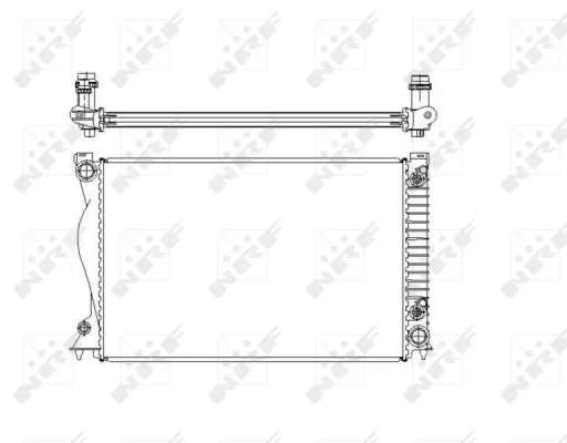 Radiator, engine cooling (WG1723210)