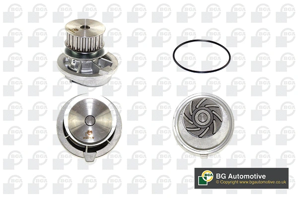 Water Pump, engine cooling (WG1488870)