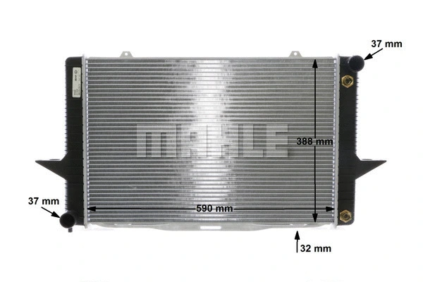 Radiator, engine cooling