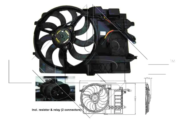 Fan, engine cooling (WG1720272)