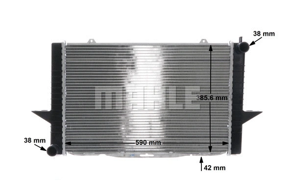 Radiator, engine cooling