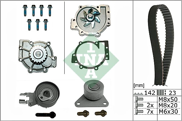 Water Pump & Timing Belt Kit (WG1710043)