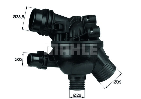 Thermostat, coolant (WG1262824)