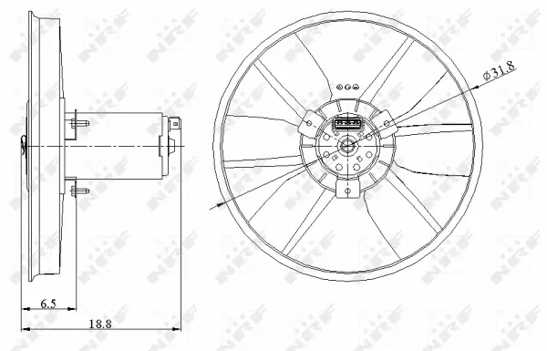Fan, engine cooling