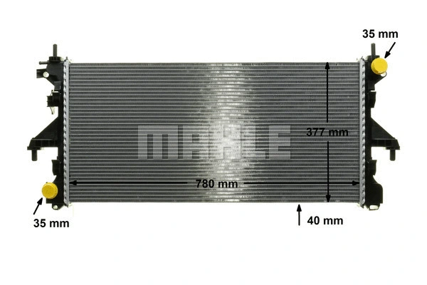 Radiator, engine cooling