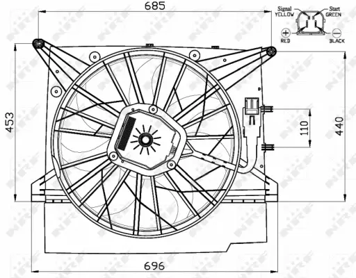Fan, engine cooling