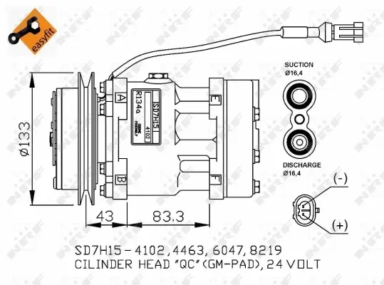 Compressor, air conditioning (WG2260637)