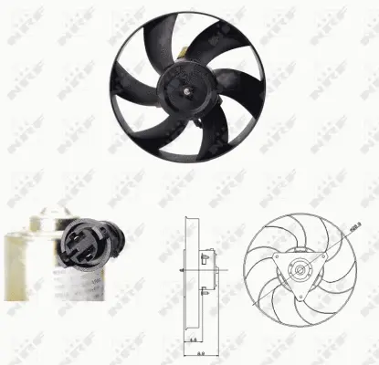 Fan, engine cooling (WG1720629)