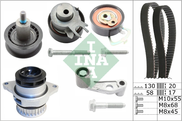 Water Pump & Timing Belt Kit (WG1251250)